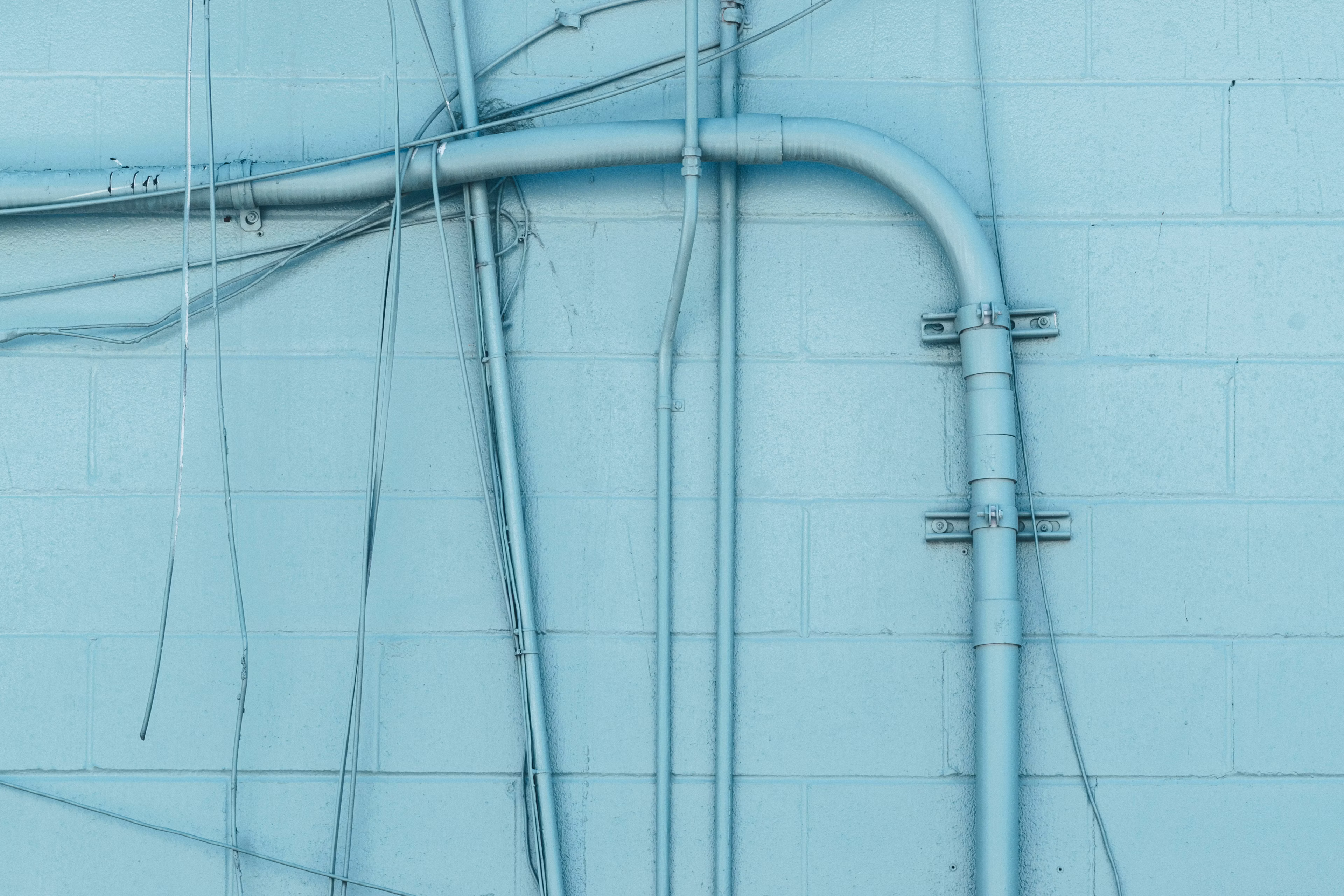 Plumbing work background